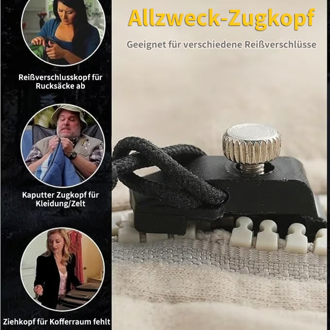 ZipFix Pro™ | Reißverschluss-Schieber Reparaturset – Universell & langlebig aus Metall