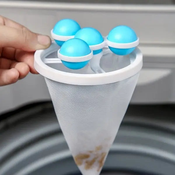 1+1 GRATIS | FloatingNet™ | Wiederverwendbares schwimmendes Netz zur Entfernung von Haaren und Fusseln