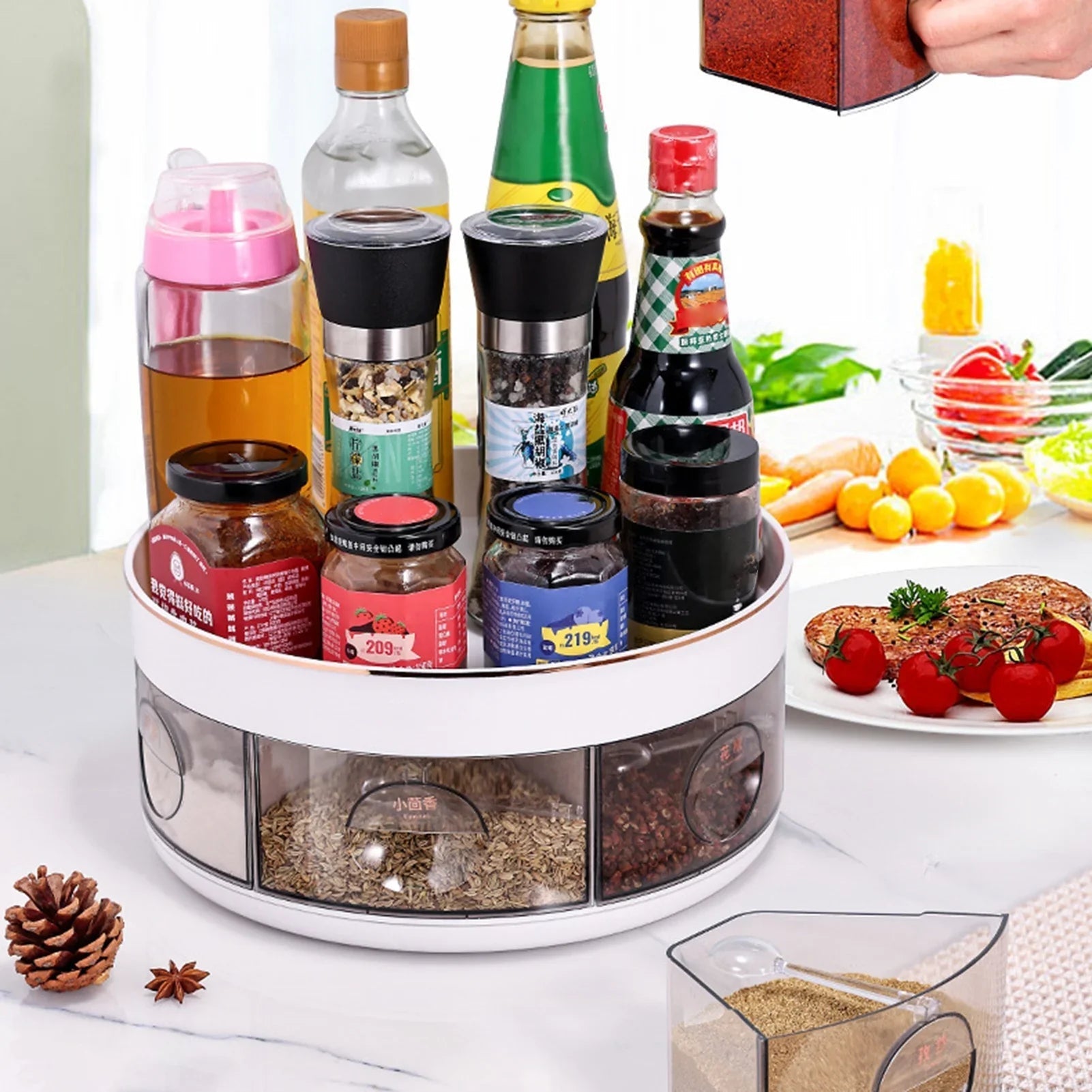 SpiceTurn™ | Halten Sie Ihre Gewürze bequem griffbereit!