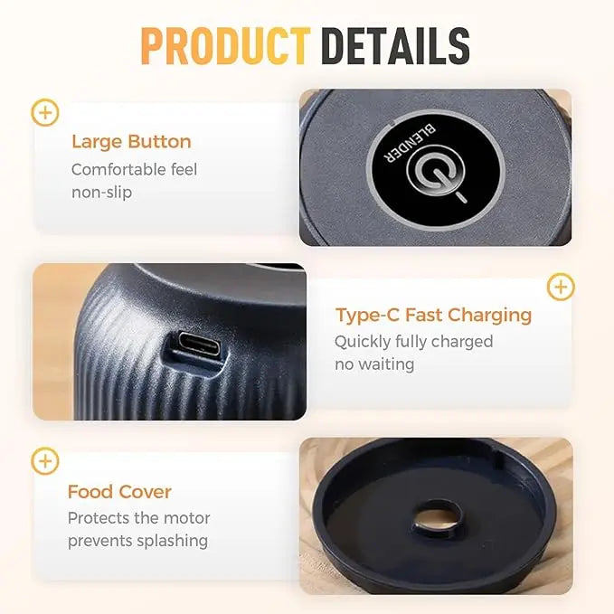 ChopEase™ | Mini Knoblauch-Zerkleinerer — Hackt Fleisch, Nüsse & Gewürze mühelos