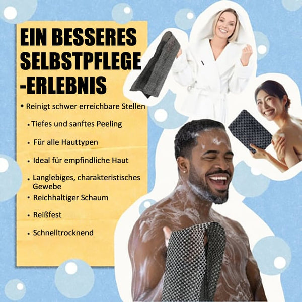1+1 Gratis | DermaWipe | Antibakterielles Peeling-Tuch | Tiefenreinigung, die keine tote Haut zurücklässt