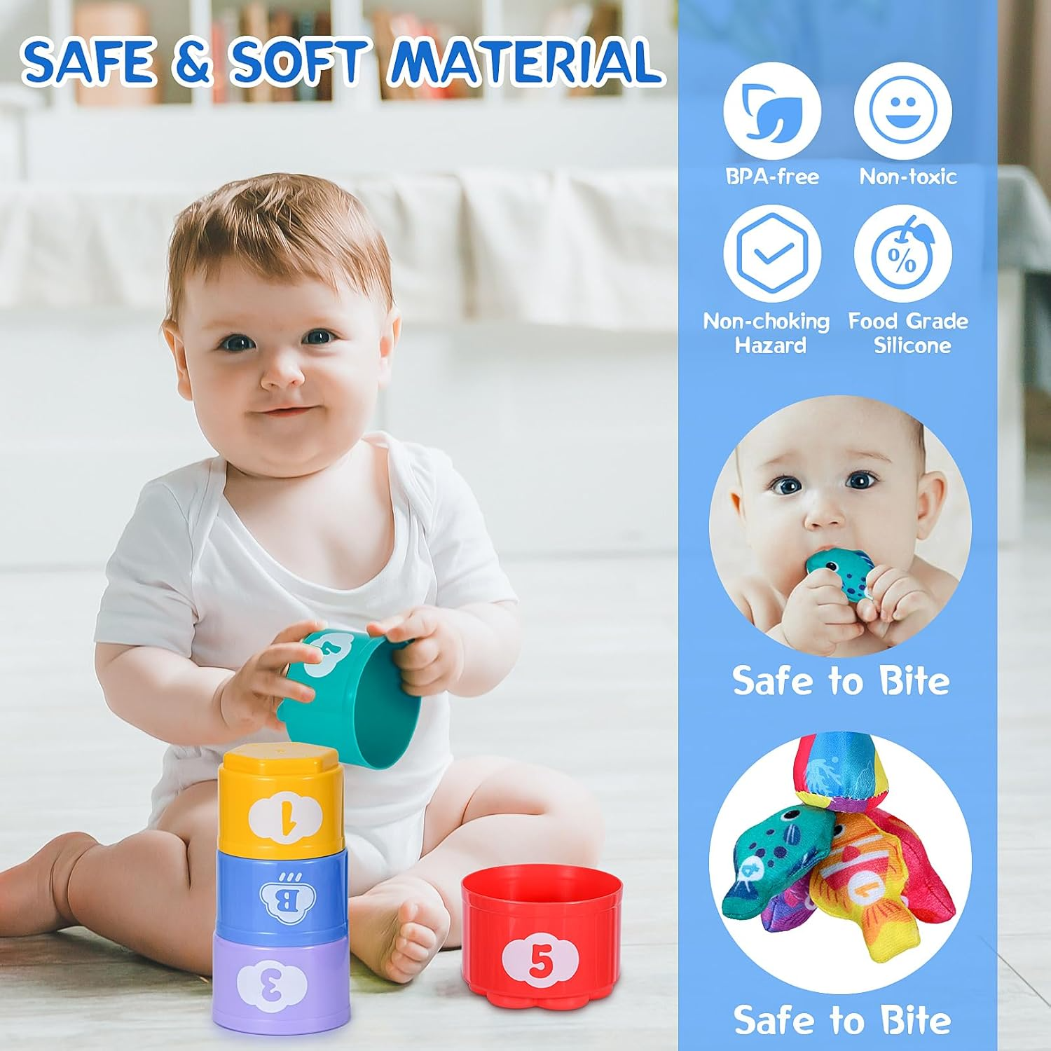 MiniCatch™ | Montessori Fischteichspielzeug | Lernspaß für kleine Hände