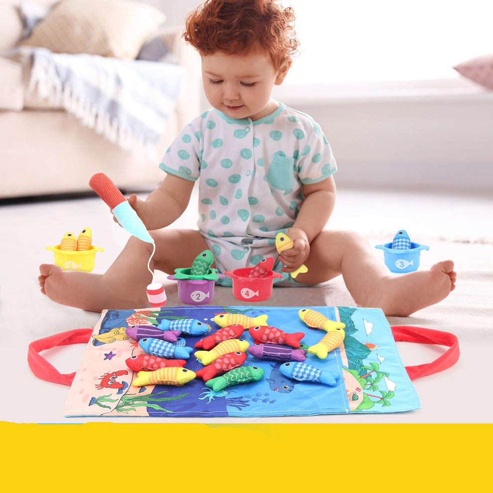 MiniCatch™ | Montessori Fischteichspielzeug | Lernspaß für kleine Hände