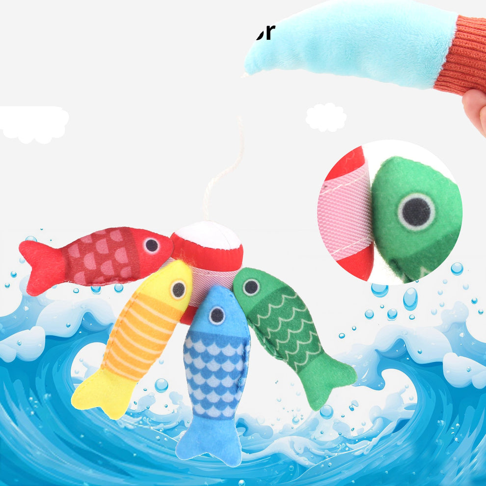 MiniCatch™ | Montessori Fischteichspielzeug | Lernspaß für kleine Hände