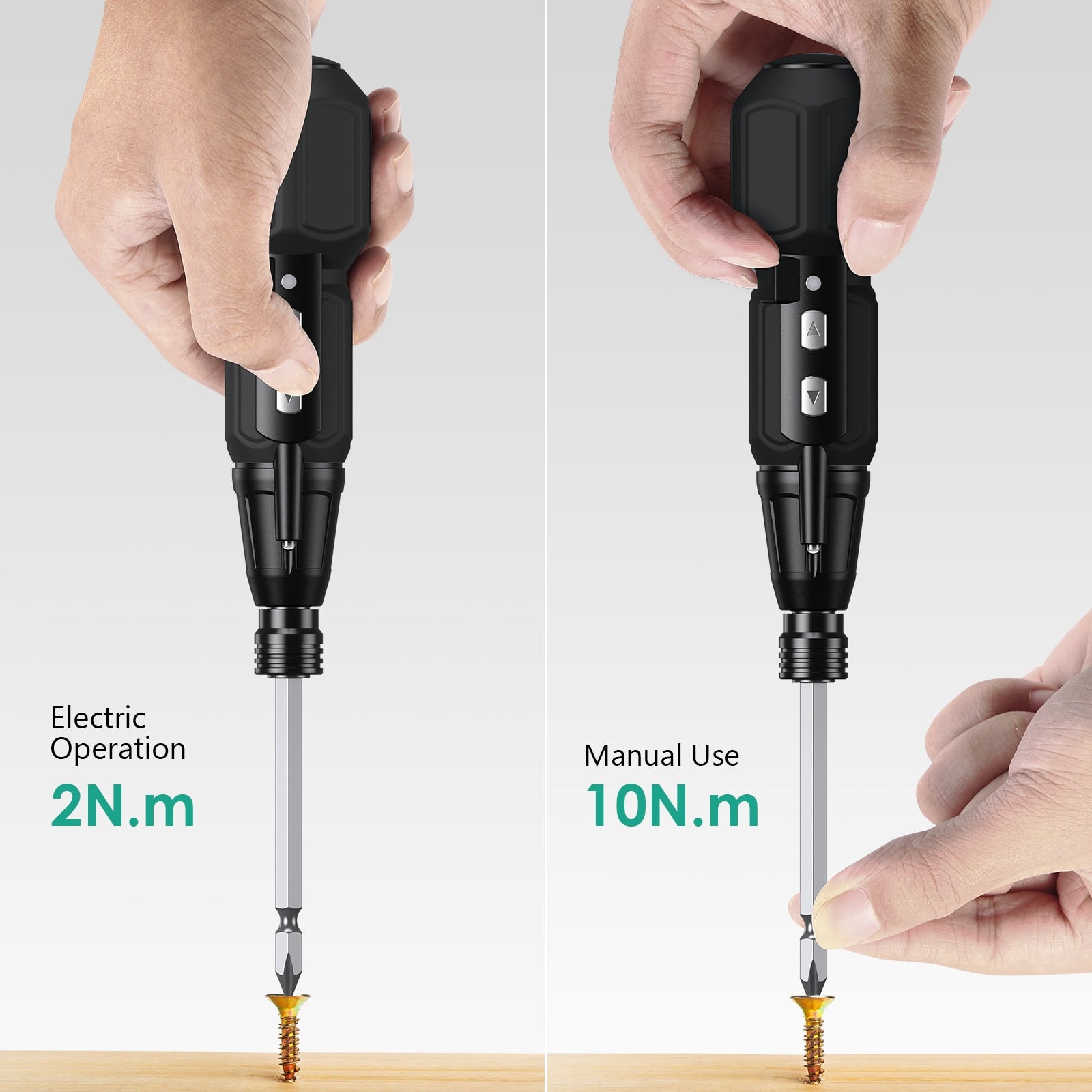 50% Rabatt | Torquix™ | Wiederaufladbares elektrisches Schraubendreherset mit LED-Licht