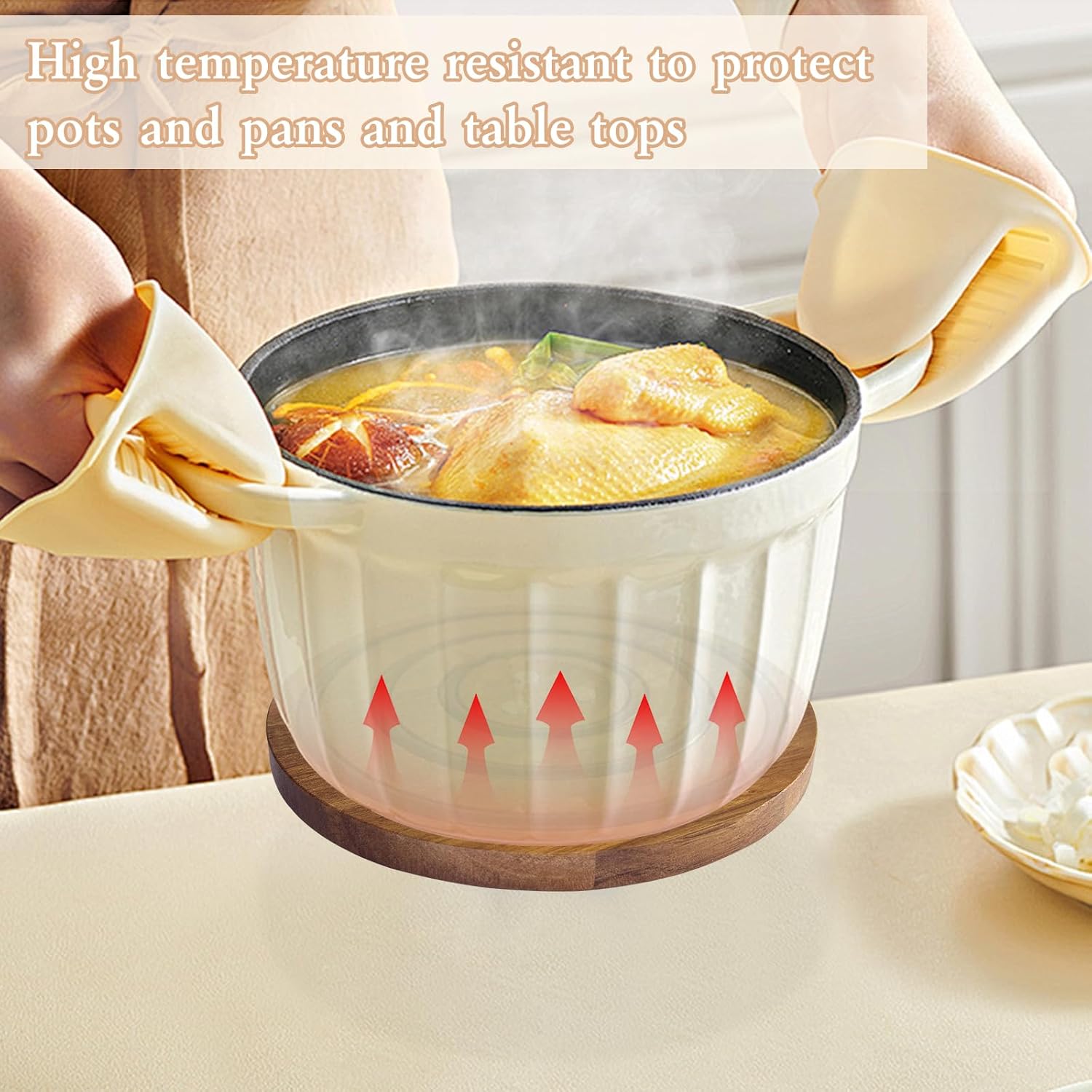 MagniWood™ | Stilvolle magnetische Untersetzer aus Holz für die Wohnkultur