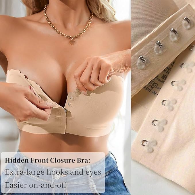 1+1 GRATIS | ClaspBra™ | Fester BH ohne Träger aus baumwolle