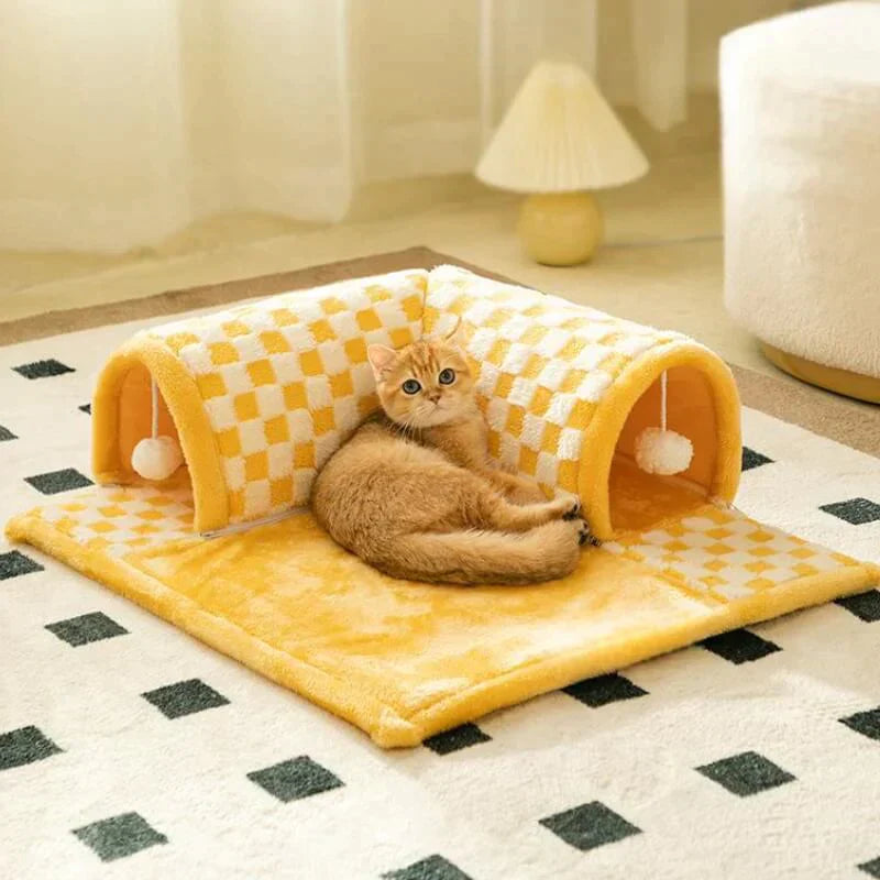 50% RABATT | Tunnelbett™ | Bieten Sie Ihrer Katze ultimativen Komfort und Hygiene