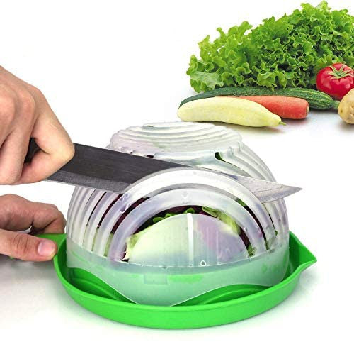 QuickSlice Pro™ | Mühelose Salatzubereitung in nur einer Minute