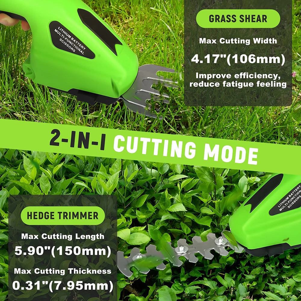 50% Rabatt | GreenTrim™ | Sicherer Akku-Trimmer für Gartenpflege