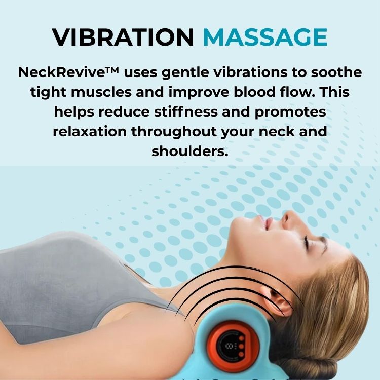 50% Rabatt | NeckRevive™ | Elektrisches EMS Nackenmassagegerät mit wohltuender Wärmefunktion