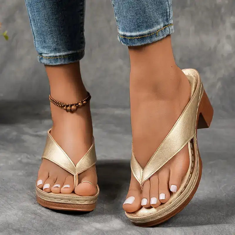 Sanna™ | Sandalen mit Blockabsatz