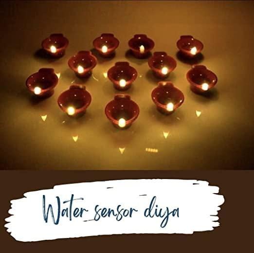 12+12 GRATIS | Flamora™ |  LED-Wasser-Diyas für magische Flammen ohne Feuer & Rauch