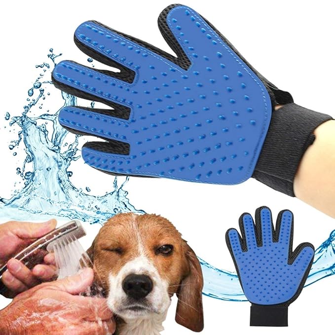 1+1 GRATIS | VelvaPet™ | 2-in-1 Hundedusche & Massagebürste | Stressfreies Baden & Fellpflege für Hunde & Katzen