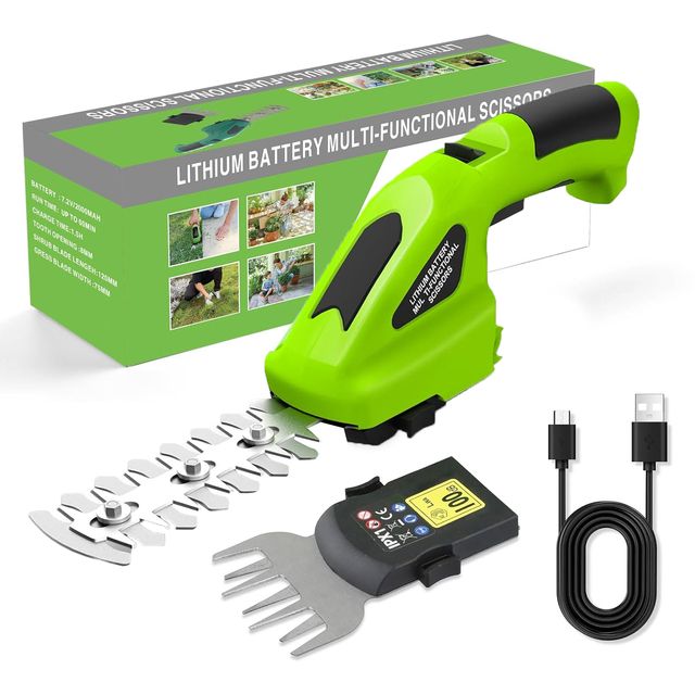 50% Rabatt | GreenTrim™ | Sicherer Akku-Trimmer für Gartenpflege