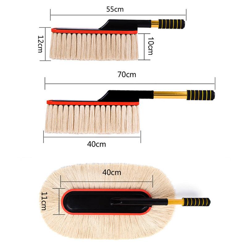 50% RABATT | Carévo™ | Premium Autostaubwischer – Sanfte, kratzerfreie Reinigung mit Teleskopgriff & Baumwollfäden