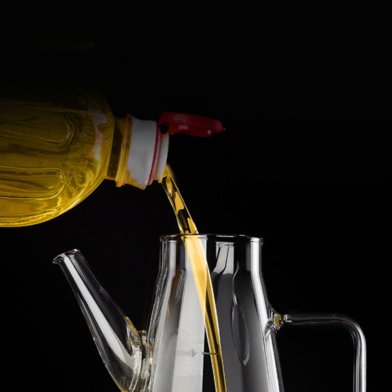 50% RABATT | Pouréa™ | Eleganter Öl- & Essigspender aus hitzebeständigem Borosilikatglas | Präzises Ausgießen ohne Tropfen