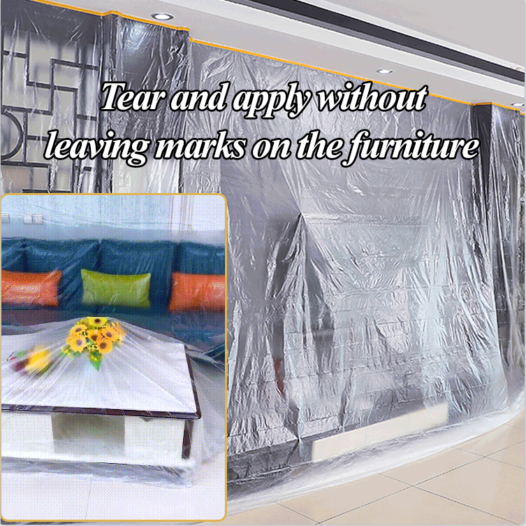 1+1 GRATIS  | ShieldNest™ | 2er-Set Schutzfolie – Möbel- & Bodenschutz für Renovierung, Streichen & Umzug