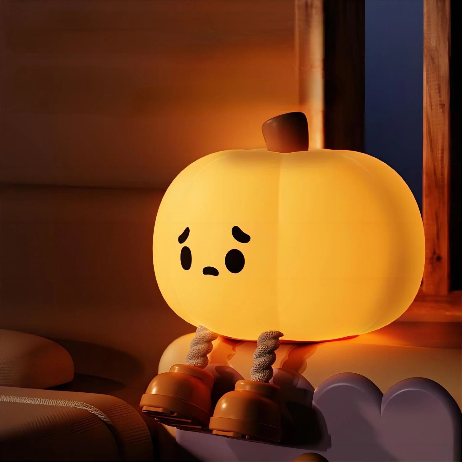 1+1 GRATIS | LumaPumpkin™ | Beruhigendes LED-Nachtlicht mit 3 Helligkeitsstufen & USB-Aufladung