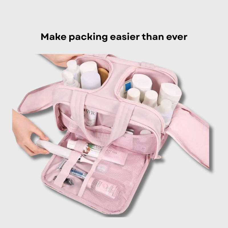 50% Rabatt | CosmiPack™ | Hält die Toilettenartikel geordnet und aufrecht!