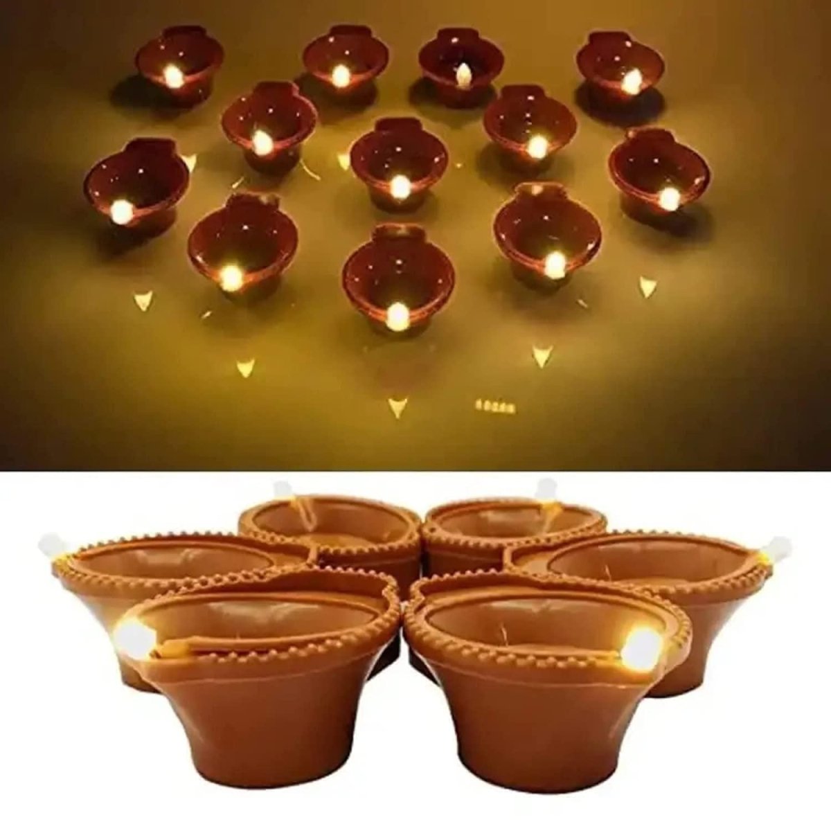12+12 GRATIS | Flamora™ |  LED-Wasser-Diyas für magische Flammen ohne Feuer & Rauch