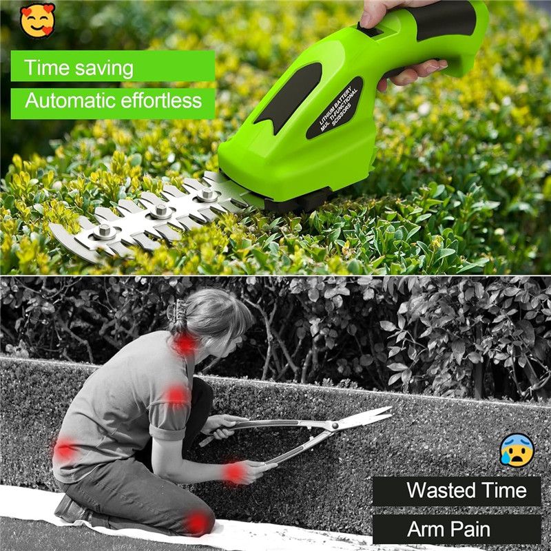 50% Rabatt | GreenTrim™ | Sicherer Akku-Trimmer für Gartenpflege