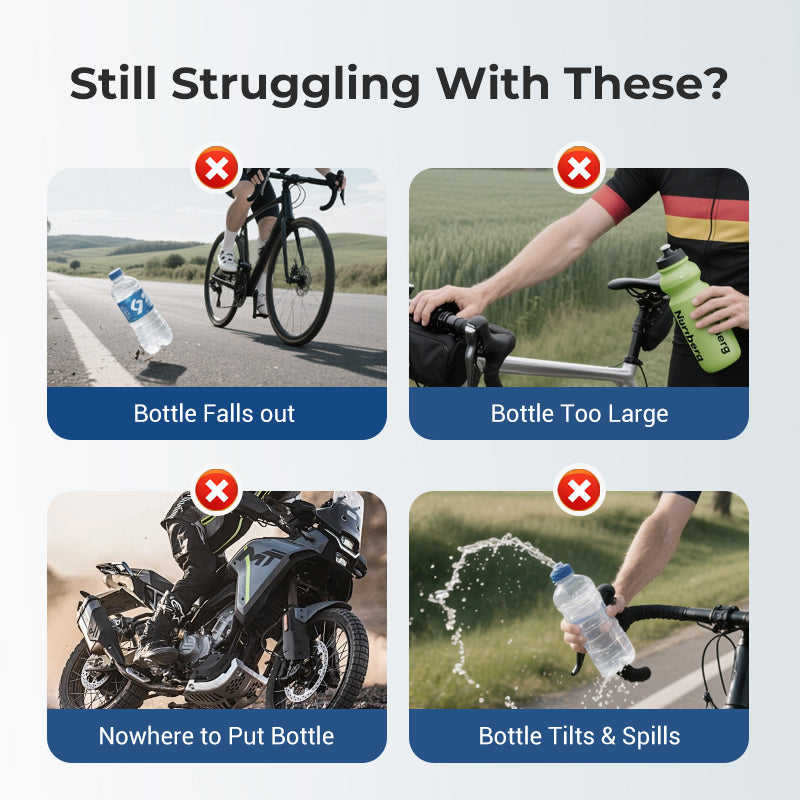 1+1 GRATIS | HydraMount™ | Der Universelle Wasserflaschenhalter für Fahrrad und Motorrad: Sicher, Praktisch & Immer Griffbereit!