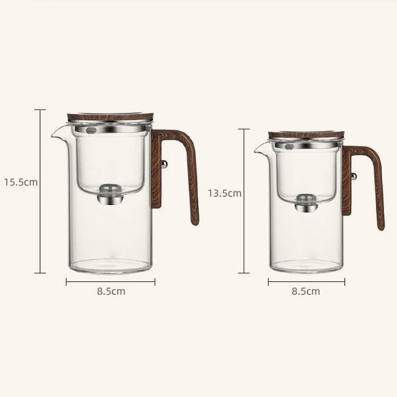 50% RABATT | HerbaGlass™ | Elegante Glaskanne mit innovativer Wassertrenn-Technologie für perfekten Teegenuss & stilvolle Ästhetik