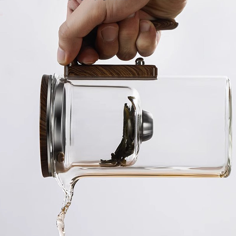 50% RABATT | HerbaGlass™ | Elegante Glaskanne mit innovativer Wassertrenn-Technologie für perfekten Teegenuss & stilvolle Ästhetik