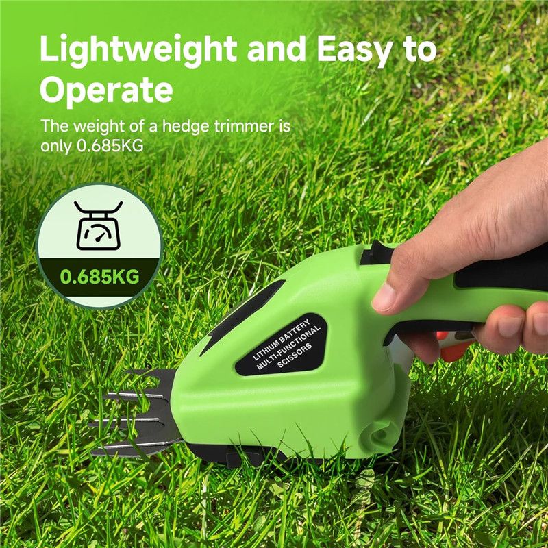 50% Rabatt | GreenTrim™ | Sicherer Akku-Trimmer für Gartenpflege