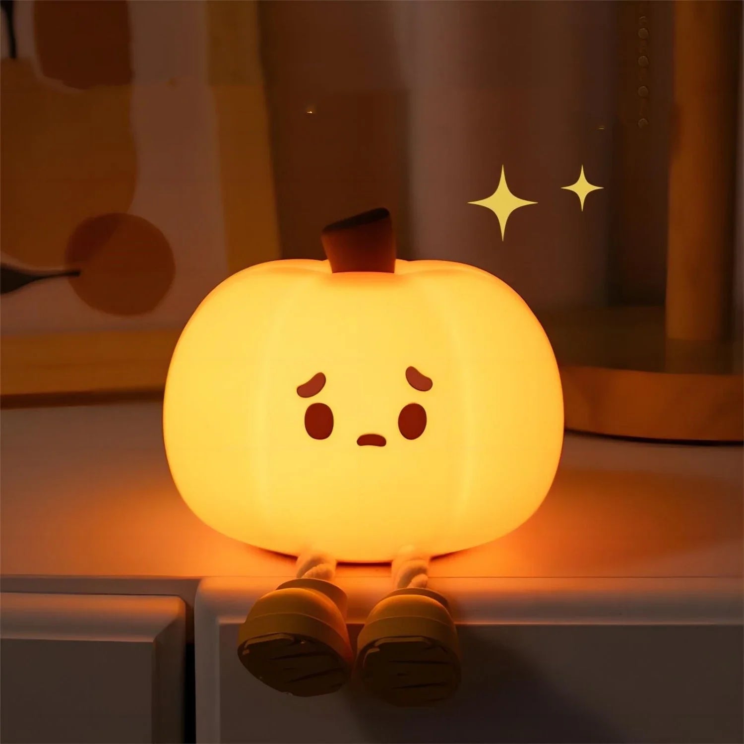 1+1 GRATIS | LumaPumpkin™ | Beruhigendes LED-Nachtlicht mit 3 Helligkeitsstufen & USB-Aufladung