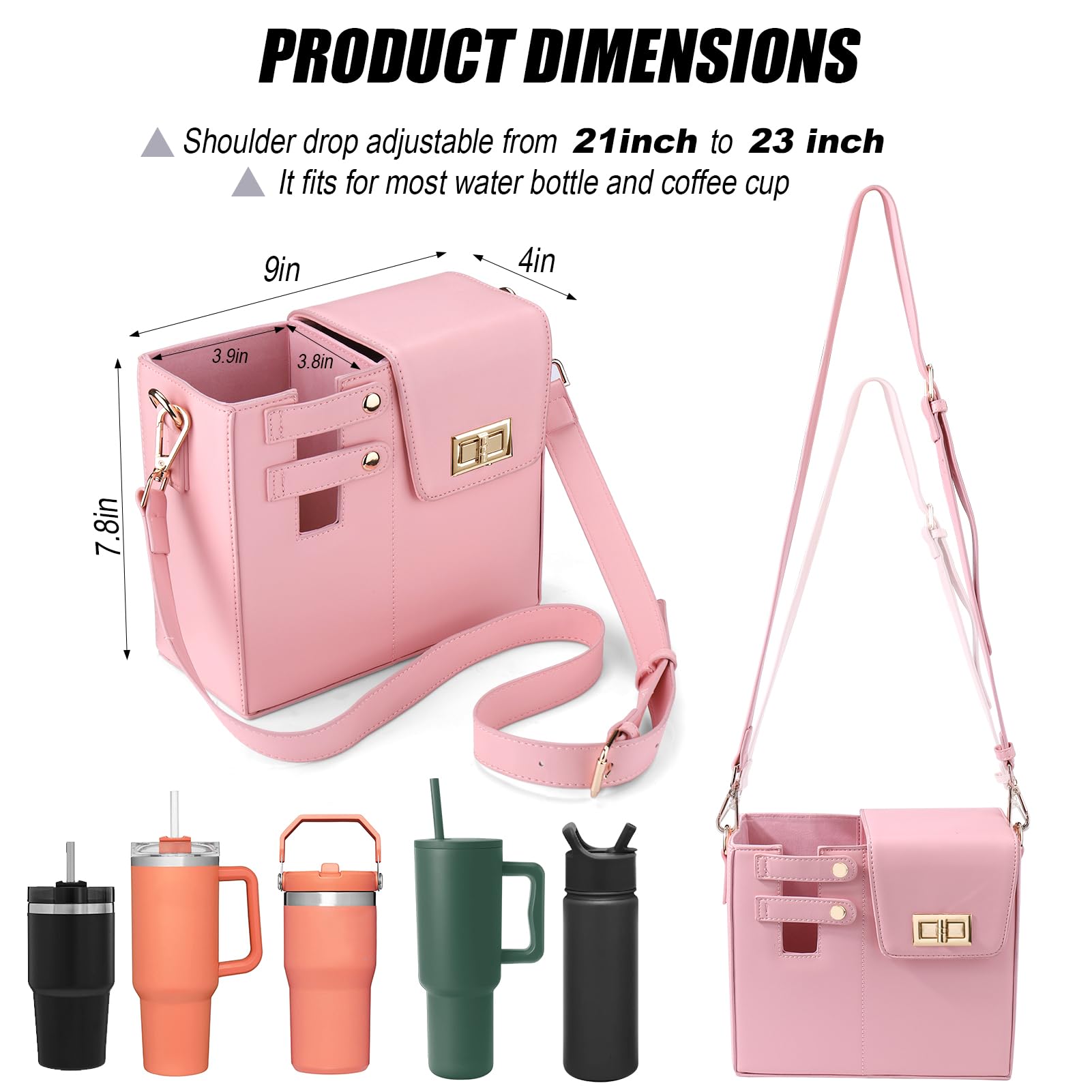 50% RABATT | Modevia™ | Die Stylishe Aufbewahrungstasche für Deine Wasserflasche: Komfort, Funktionalität & Eleganz in Einem!