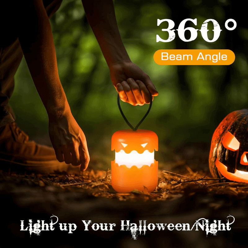 1+1 GRATIS | GlowGourd™ | Solar Kürbislaterne – Wetterfeste LED Halloween Deko für Garten & Balkon