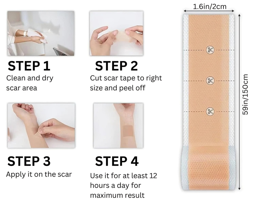 1+1 Gratis | Dermiva | Silikon-Narbentücher