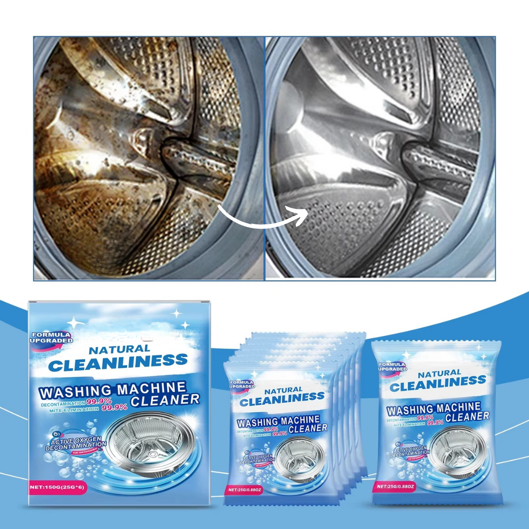 1+1 GRATIS | WashFresh™ | Waschmaschinen Reinigungspulver