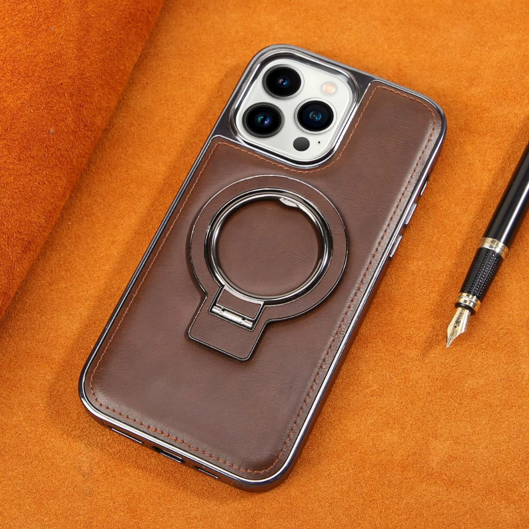 PrimeGuard™ | iPhone Leder Schutzhülle
