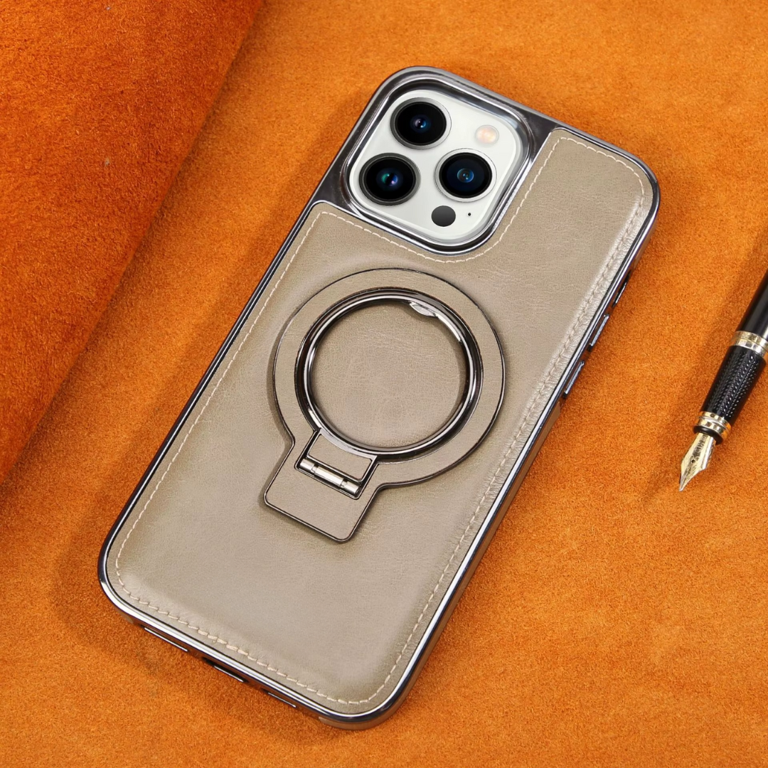 PrimeGuard™ | iPhone Leder Schutzhülle