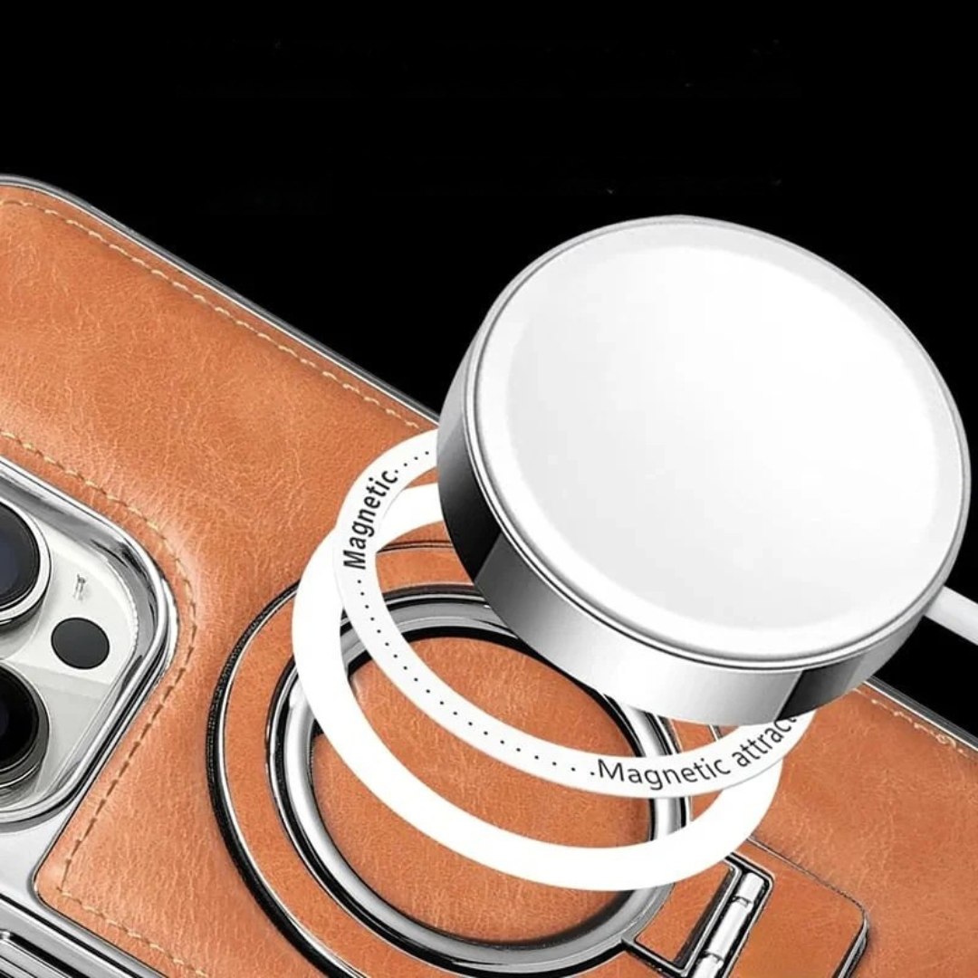 PrimeGuard™ | iPhone Leder Schutzhülle