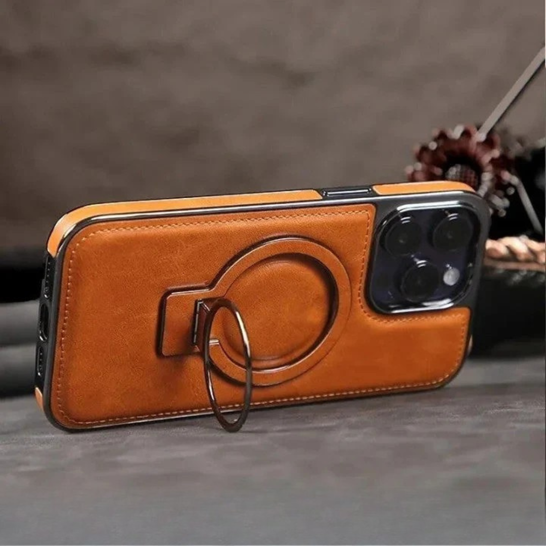 PrimeGuard™ | iPhone Leder Schutzhülle