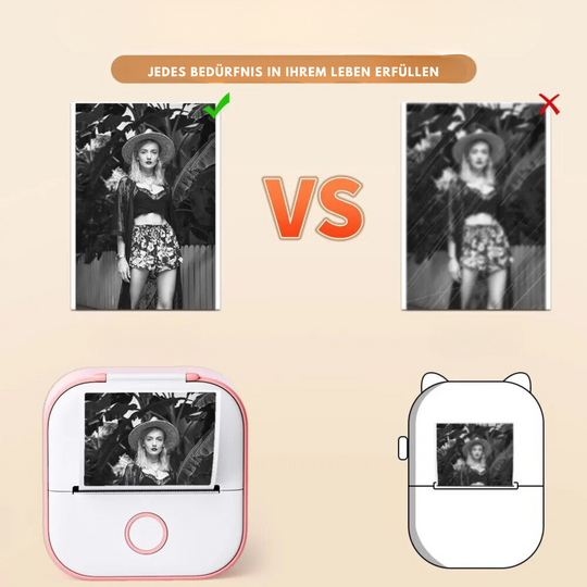 50 % Rabatt | NanoPrint™ | Tragbarer Mini-Drucker für einfache, mobile Ausdrucke