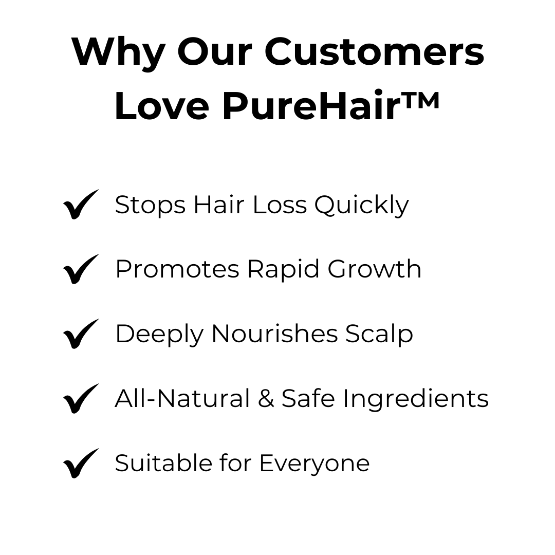 1+1 GRATIS | PureHair™ | Natürliches Haarwuchsöl