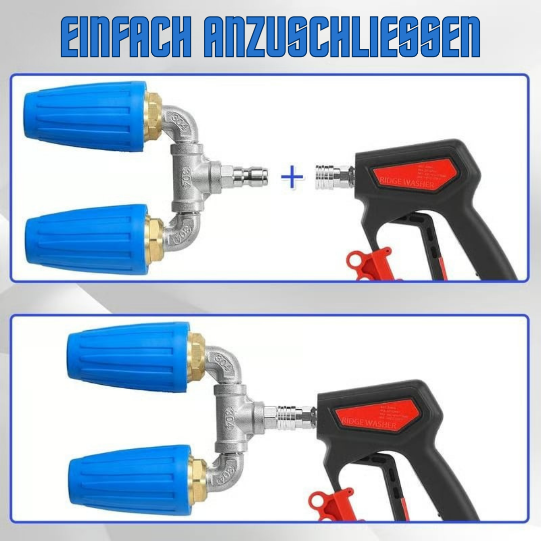HydroMax™ | Dual Turbo-Düsen-Hochdruckreiniger