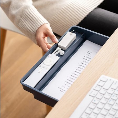 UnderDeskBox™ | Selbstklebende Schublade aus Kunststoff - Aufbewahrung unter dem Tisch