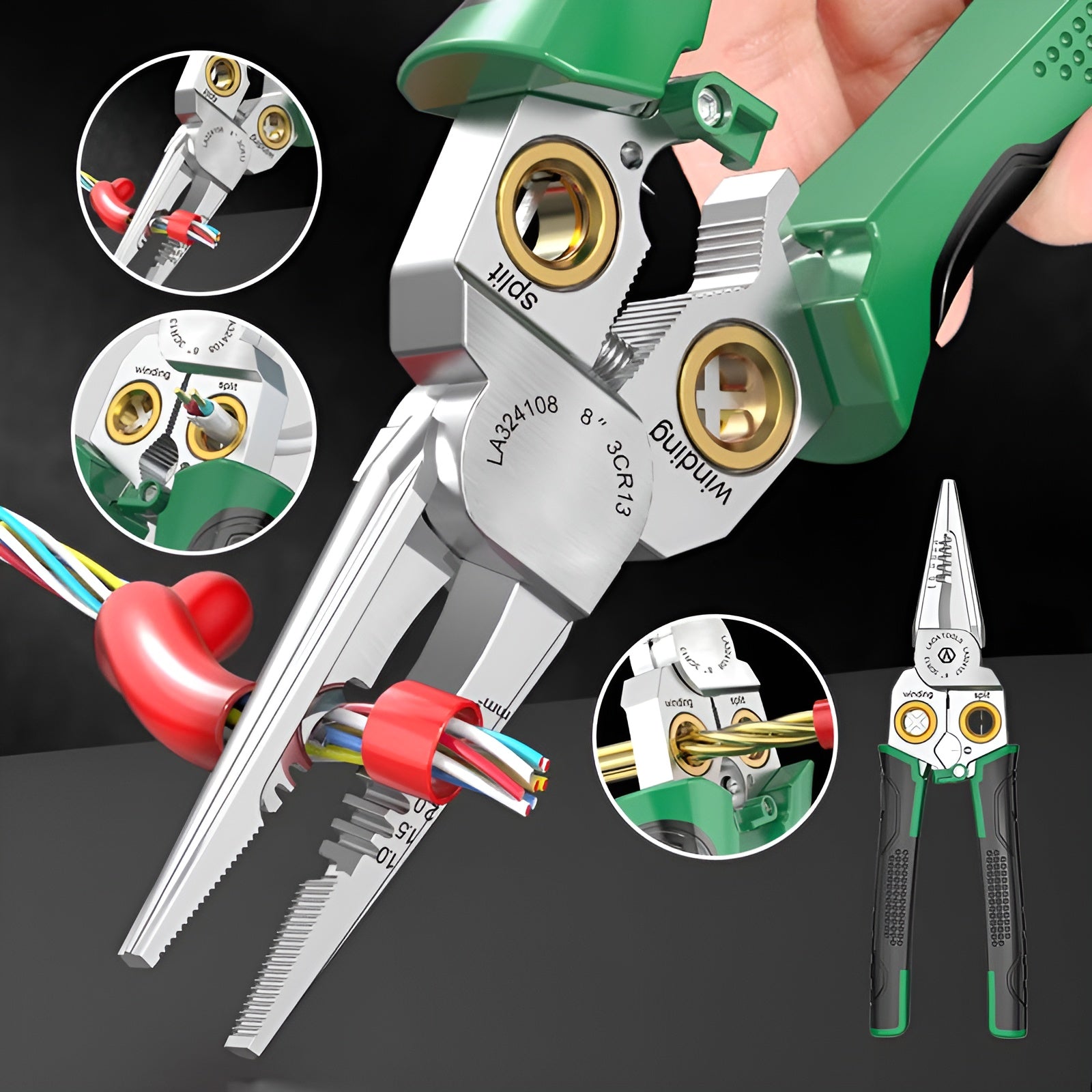 50% RABATT | PrecisionCut | Präzises Abisolieren und Schneiden mit multifunktionalem Werkzeug