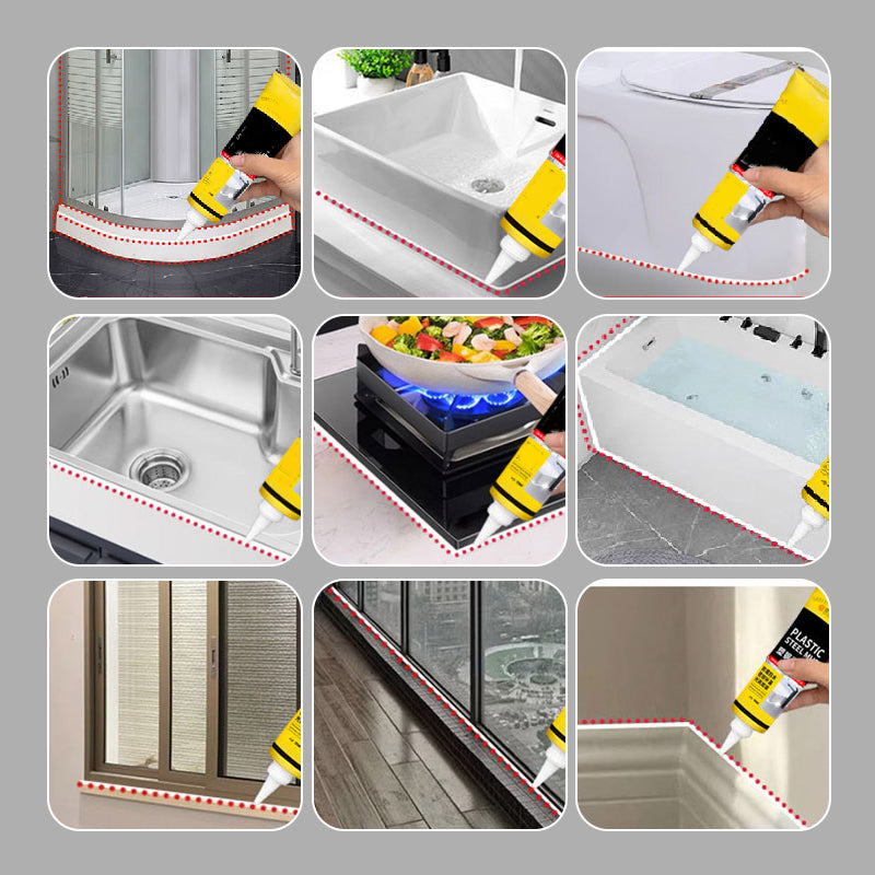 1+1 GRATIS | SealPro™ | Multifunktionale Wasserdichte Fugenmasse mit Spachtel