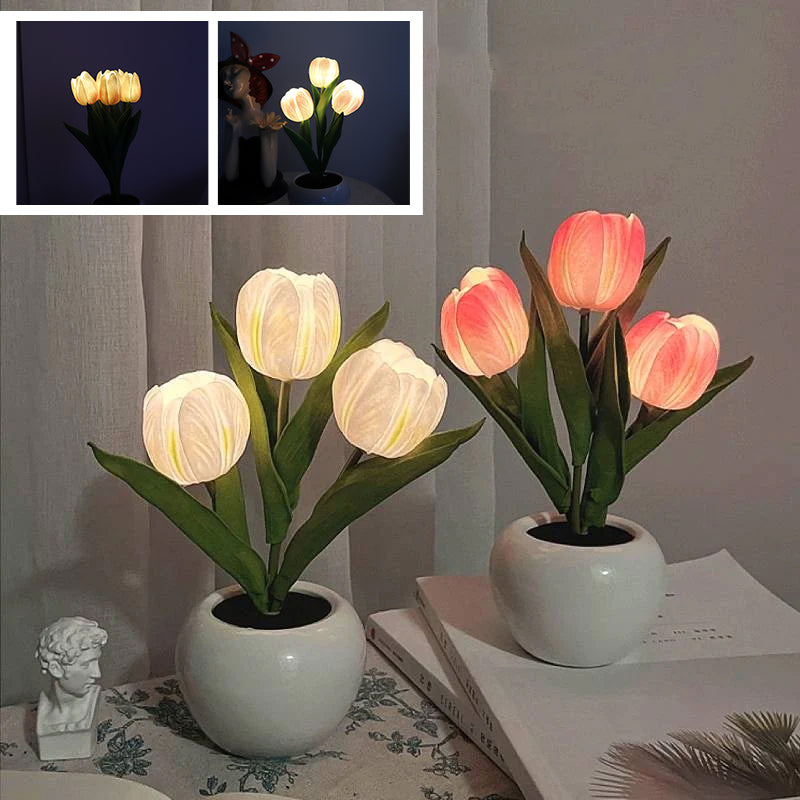 LumaBloom™ | LED Tulpen Nachtlicht-Tischlampe