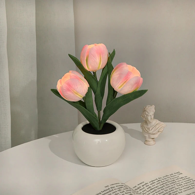 LumaBloom™ | LED Tulpen Nachtlicht-Tischlampe