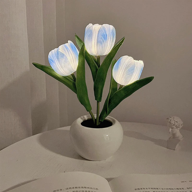 LumaBloom™ | LED Tulpen Nachtlicht-Tischlampe