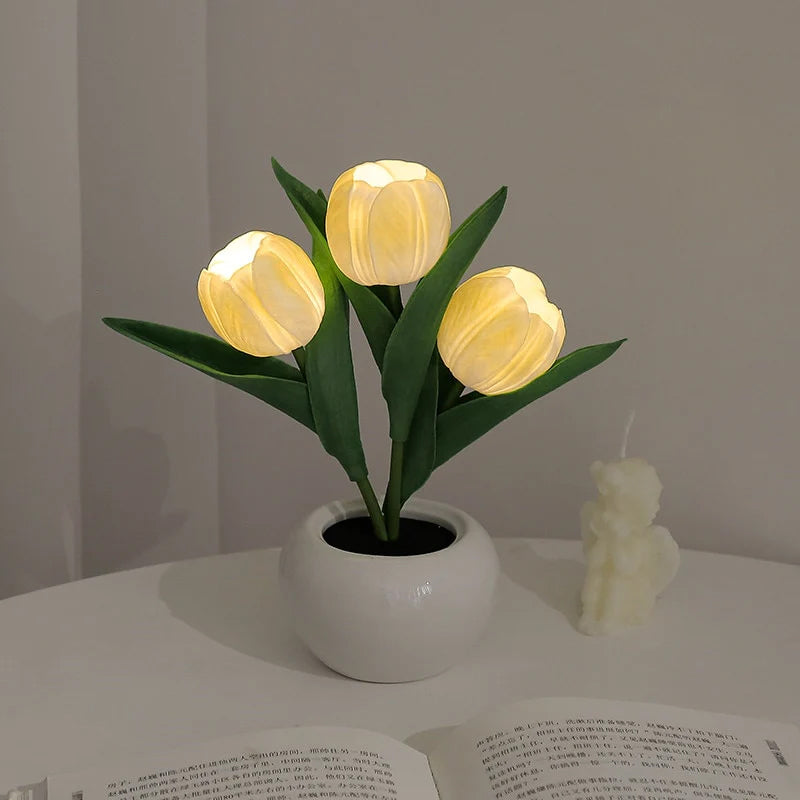LumaBloom™ | LED Tulpen Nachtlicht-Tischlampe