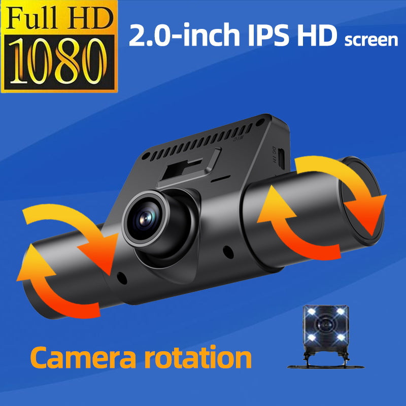 DriveGuard 360™ | 4-Kanal Dashcam mit 1080P & Nachtsicht